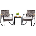 Outdoor Rocking Chair Set (3 Pieces) product image