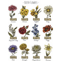 Personalized Family Flower Bouquet Print product image