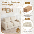 Corduroy Loveseat Floor Sofa  product image