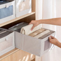 Foldable Linen Closet Storage Bin with Clear Window and Handle (4-Pack) product image