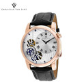 Christian Van Sant Men's Sprocket Auto-Quartz Silver Dial Watch product image