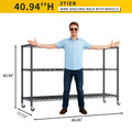 3-Tier Heavy Duty Wire Shelf Rack  product image