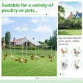 146 Sq.Ft Large Walk-in Chicken Coop Run product image