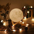 3D Printed Engraved Moon Lamp product image