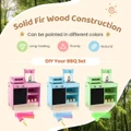 Wooden Barbecue Grill Playset with Play Food Grilling Tools & Accessories product image