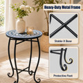 Metal Mosaic Patio Side Table  product image