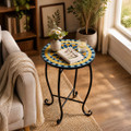 Metal Mosaic Patio Side Table  product image