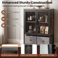 Industrial Coffee Bar Cabinet product image