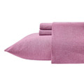 Kathy Ireland Heathered Jersey Knit Cotton Sheet Set (4 Pieces) product image