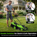 Corded Electric Push Lawn Mower  product image