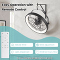 Wall Mounted Fan with Adjustable Light product image