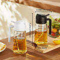 2 In 1 Glass Oil Dispenser Bottle product image