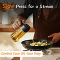 2 In 1 Glass Oil Dispenser Bottle product image