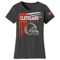 Women's Vintage USA Flag Football T-Shirt product image