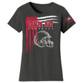 Women's Vintage USA Flag Football T-Shirt product image
