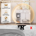 Cat Litter Box Enclosure with Double-Door Cabinet  product image