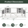 98'' Large Chicken Coop with Run with Pull-Out Tray (for 6-8 Chickens) product image