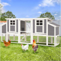 98'' Large Chicken Coop with Run with Pull-Out Tray (for 6-8 Chickens) product image