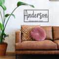 Personalized Family Name Metal Wall Decor product image