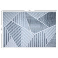 Bibb Home Washable Flannel Printed Area Rug with Latex Back product image
