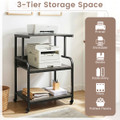 3-Tier Rolling Printer Stand  product image