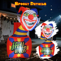 5-Foot Inflatable Halloween Clown  product image