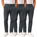 Men's Super Stretch Slim Fit Everyday Chino Pants (3-Pack) product image