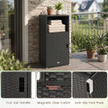 Outdoor PE Wicker Storage Cabinet product image