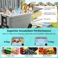 Portable Wheeled Ice Cooler product image
