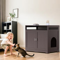 Hidden Cat Litter Box Cabinet product image