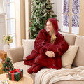 Bibb Home Wearable Sherpa Blanket and Socks (3 Piece Set) product image