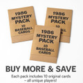 1986 Vintage Baseball Cards – Surprise 10 Pack (Original Topps Collection) product image