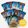 1986 Vintage Baseball Cards – Surprise 10 Pack (Original Topps Collection) product image