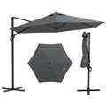 9FT Cantilever Patio Umbrella with 2-Section Design product image