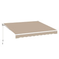 10'×8' Outdoor Manual Retractable Patio Awning  product image