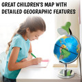 USA Toyz Illuminated World Globe with Stand product image