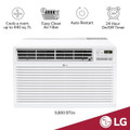 LG 10,000BTU 115V Electronic Thru the Wall Air Conditioner with Remote product image