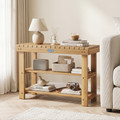 3-Tier Wood Shoe Rack Organizer product image
