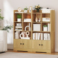Freestanding Bookshelf with 2-Door Storage Cabinets product image