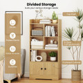 Freestanding Bookshelf with 2-Door Storage Cabinets product image
