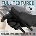 Finitex Black Nitrile Disposable Gloves (Large) product image