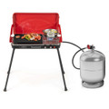 Goplus 2-in-1 Propane Grill 2 Burner Camping Gas Stove Portable with Remova product image
