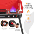 Goplus 2-in-1 Propane Grill 2 Burner Camping Gas Stove Portable with Remova product image