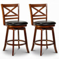 25” Swivel Counter Barstools with Backrest (Set of 2 or 4) product image