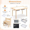 Kids' Sensory Table Set (1 or 2 Chairs) product image