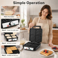 1200W Belgian Waffle Maker product image