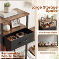3-Tier Shoe Rack Bench with Drawer product image