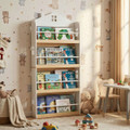 4-Tier House-Shaped Kids Bookshelf product image