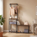 7-in-1 Hall Tree with Shoe Bench product image
