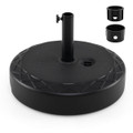 Fillable Patio Umbrella Base with Built-In Wheels and Grooved Handle product image